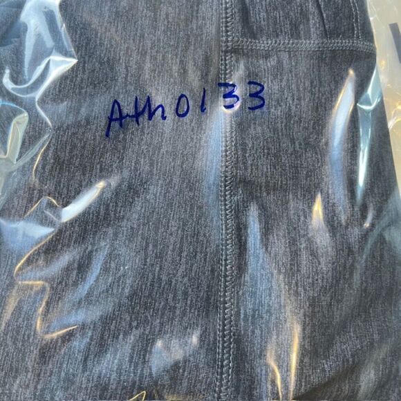 Avia Cropped Leggings with hip pockets Charcoal Space Dye Size Large - Picture 11 of 11